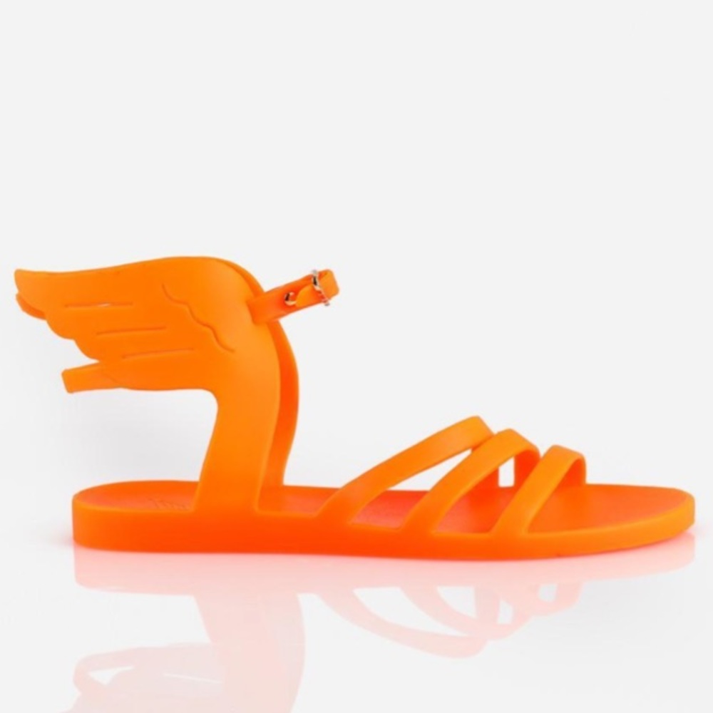 Ancient Greek Sandals. Winged Ikaria style jellies